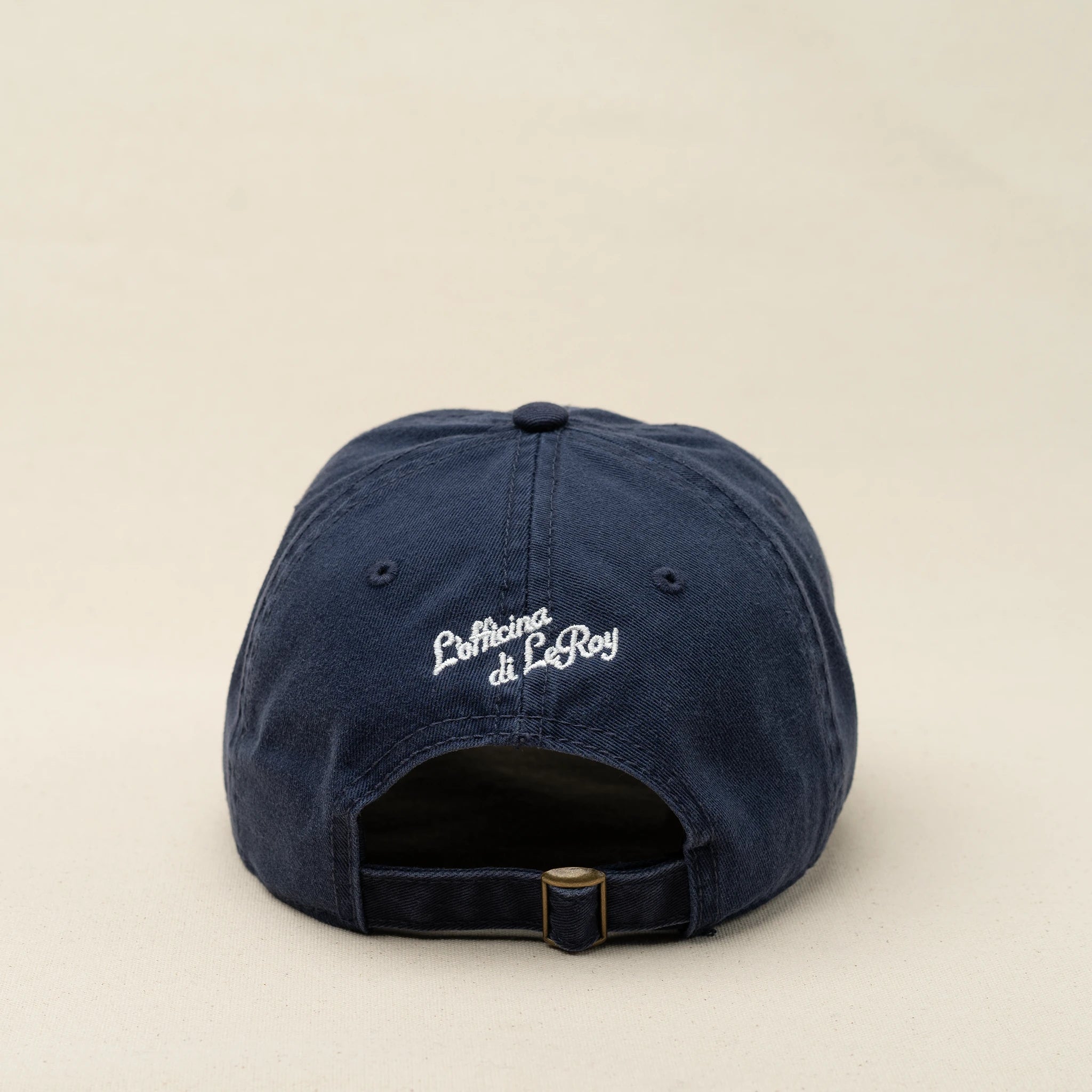 Casquette papa brodée bleu marine LeRoy's Chop Shop