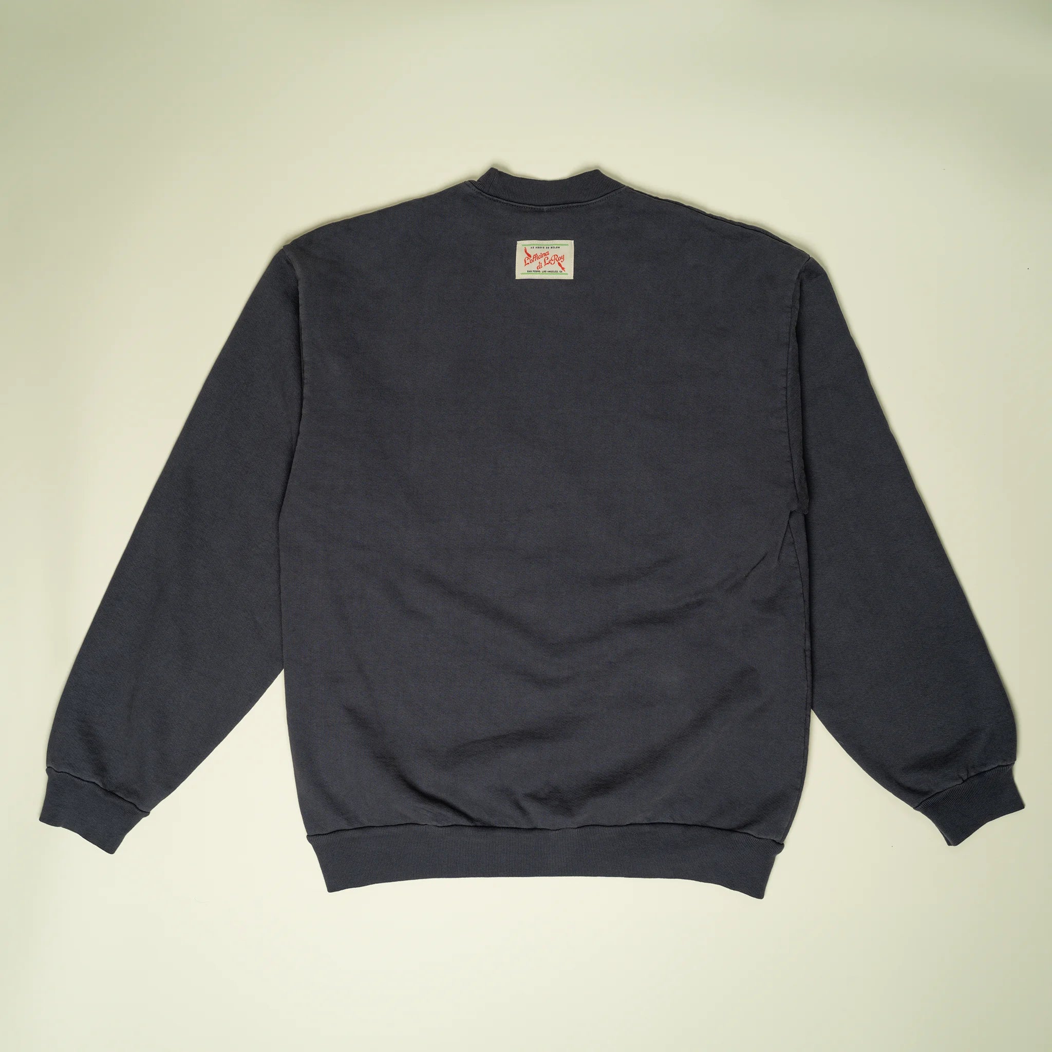 LeRoy's Chop Shop Embroidered Crew Neck Sweatshirt