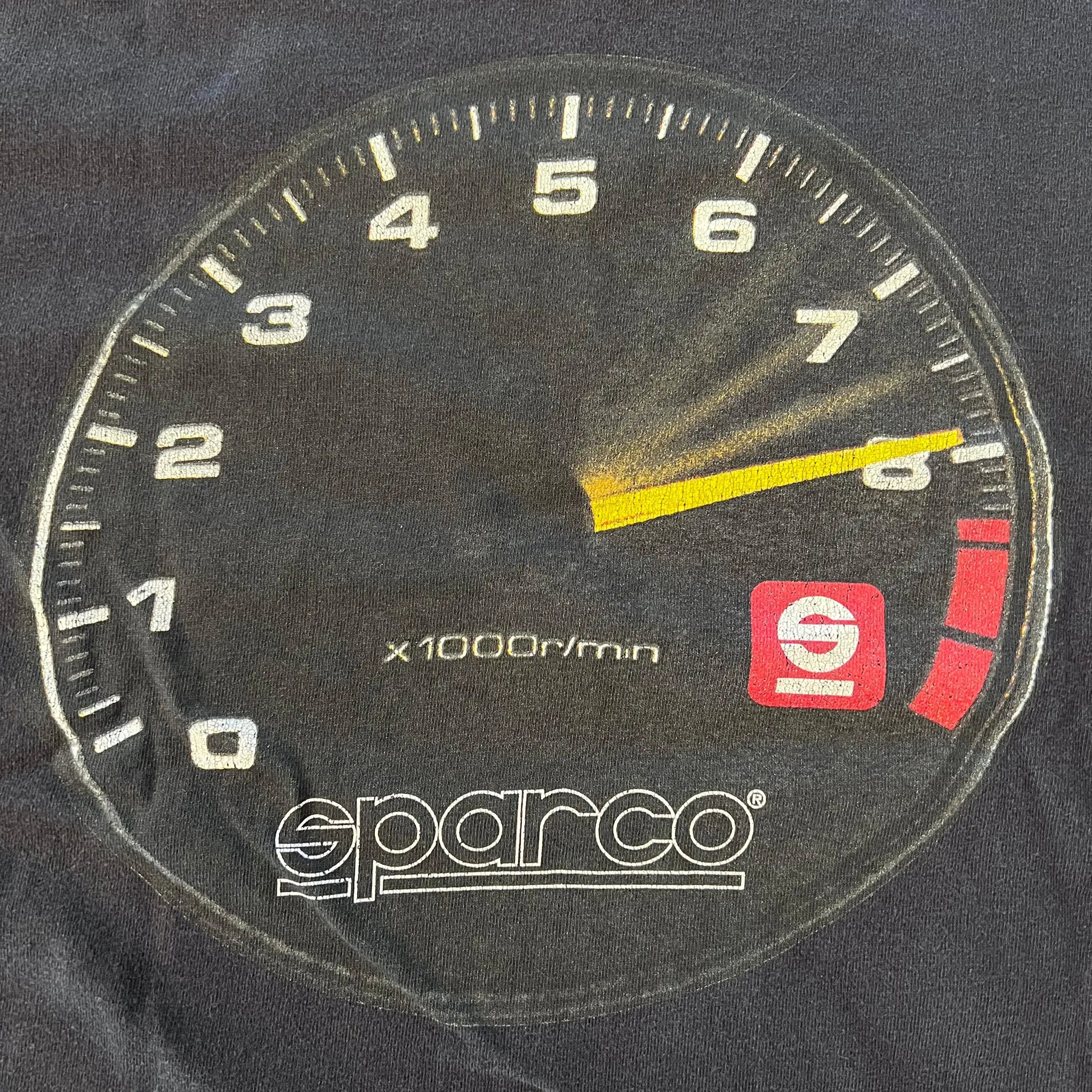 T-shirt Sparco moyen des années 2000