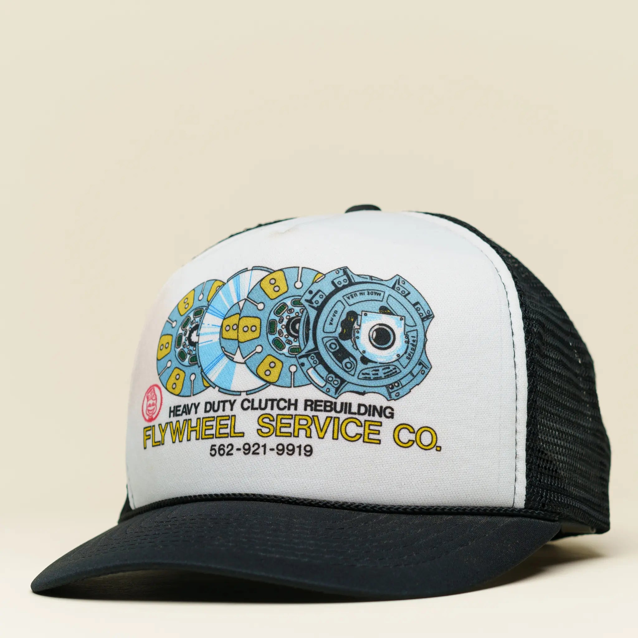 1980s Heavy Duty Clutch Mesh Snapback Cap