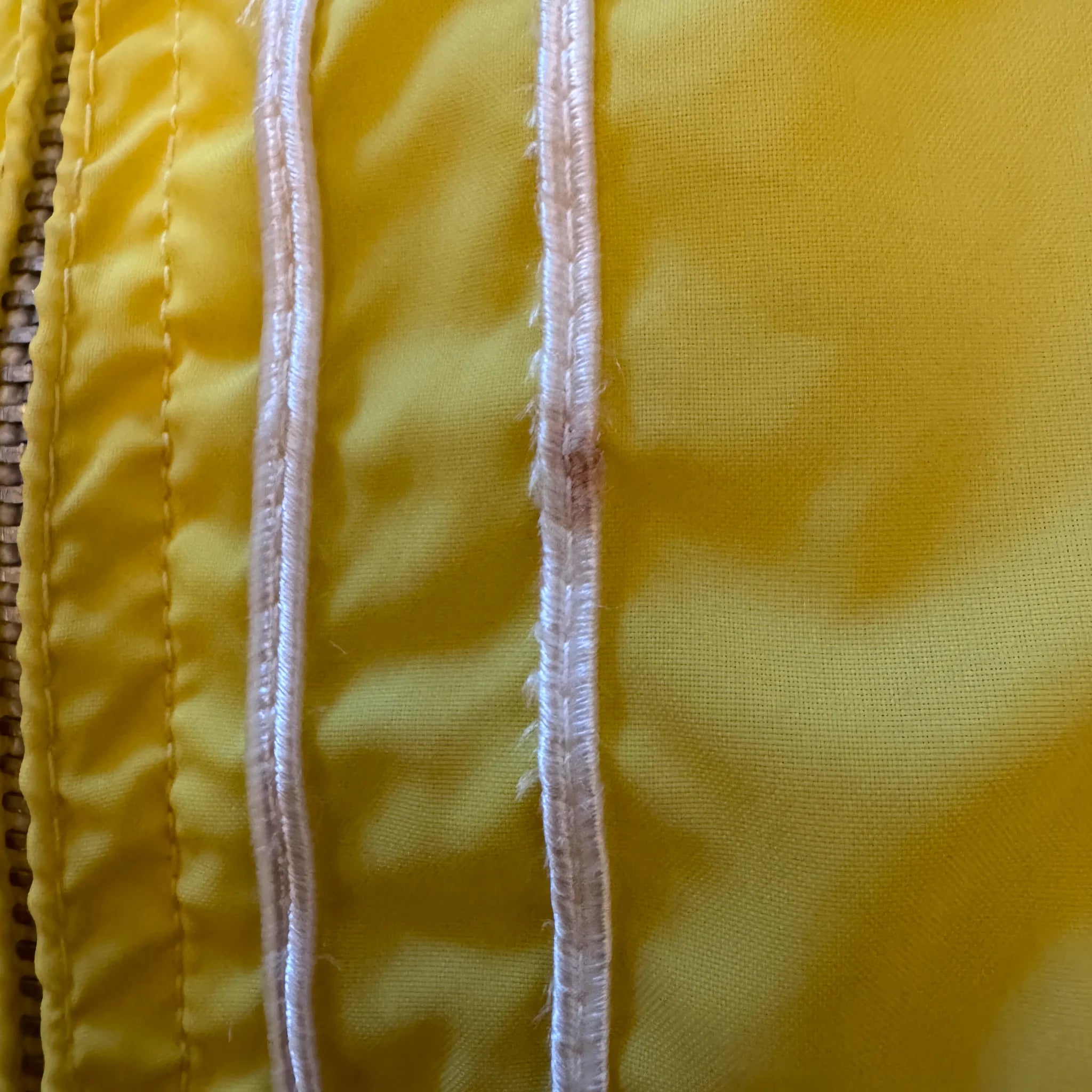 Large 1980s Yellow Martin Cadillac Windbreaker