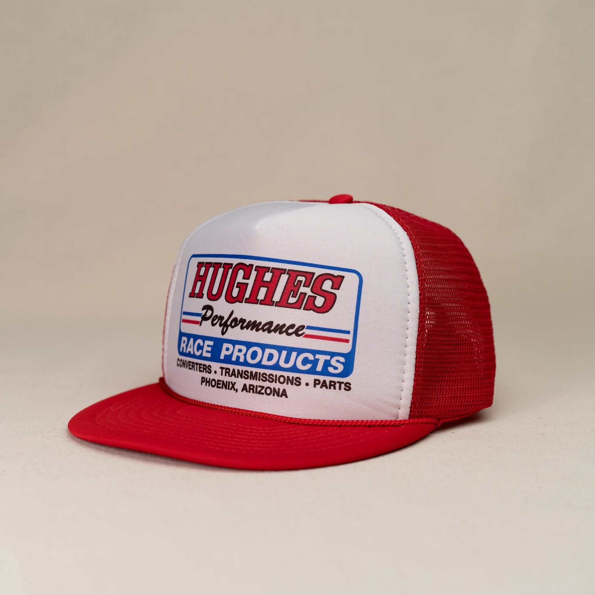 Gorra snapback de malla de rendimiento vintage de Hughes