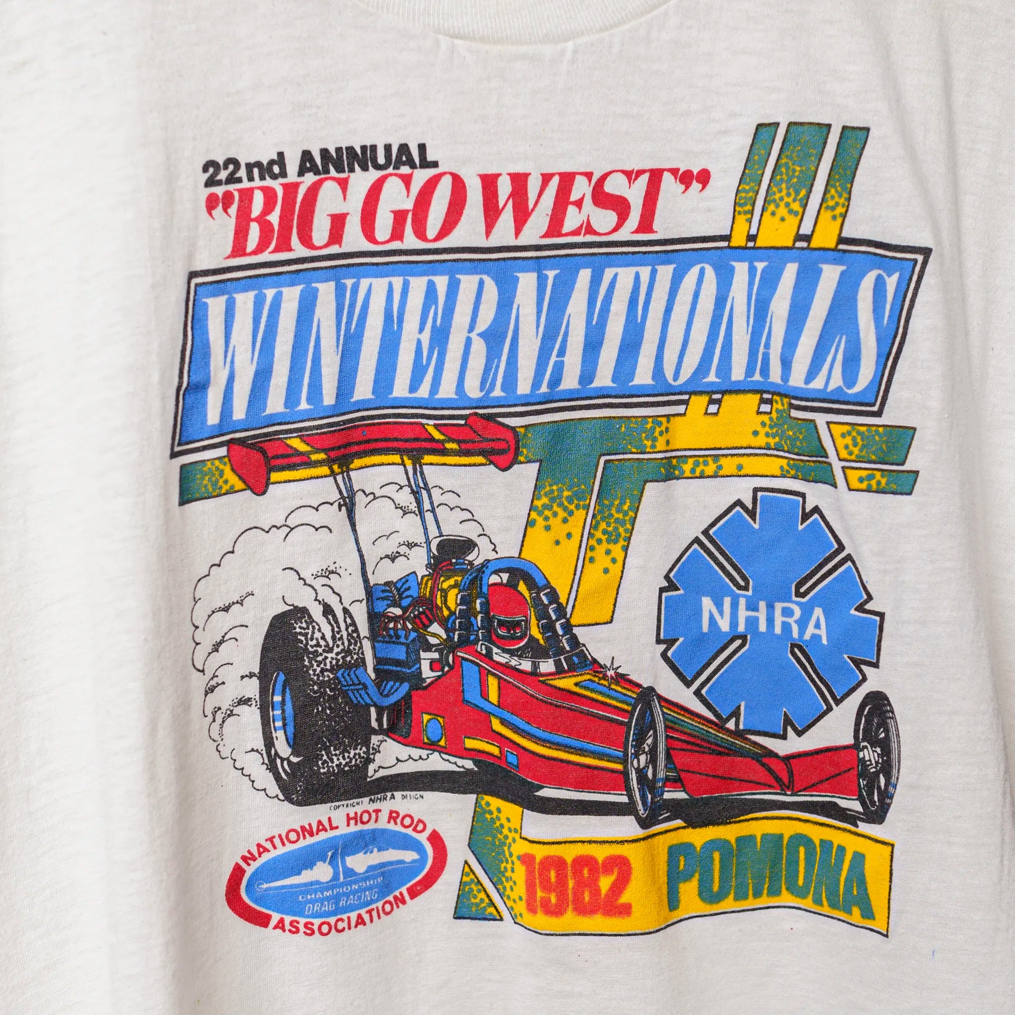 Camiseta XL 1982 Pomona Winter Nationals