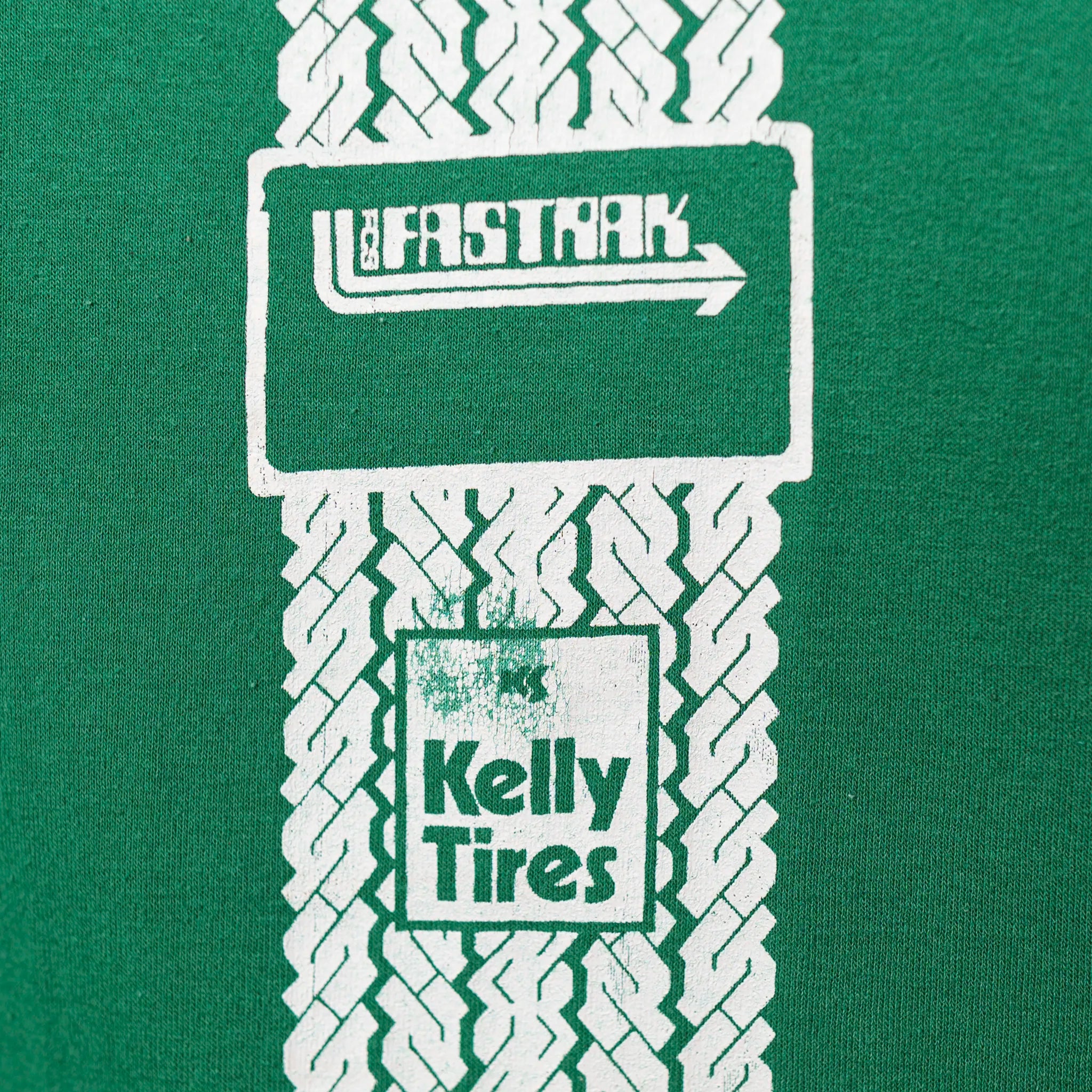 T-shirt Kelly Tires moyen des années 1980